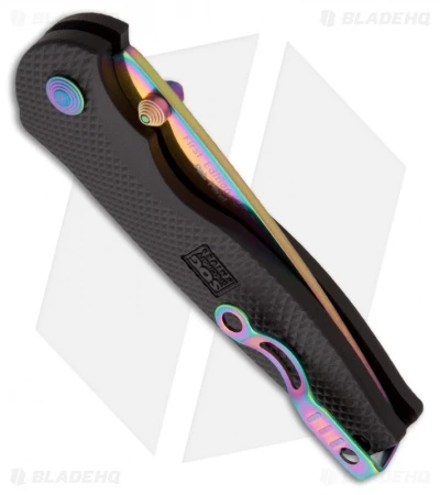 SOG Flash I Spring Assisted Knife Black Handle (2.5" Spectrum) RFSA-7 SOG Flash I Spring Assisted Knife Black Handle (2.5" Spectrum) RFSA-7 -Benchmade Store sog rfsa 7 flash 1 rainbow side