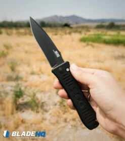 SOG Spec Elite II Automatic Knife (4" Black) SE-62 -Benchmade Store sog spec elite ii se 62 BHQ 8486 dl