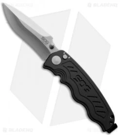 SOG Zoom Mini Drop Point Spring Assisted Knife (3.125" Satin) ZM1001