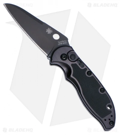 Spyderco Embassy Automatic Knife (3.13" Black) C121BKP Spyderco Embassy Automatic Knife (3.13" Black) C121BKP -Benchmade Store spyderco embassy c121bk