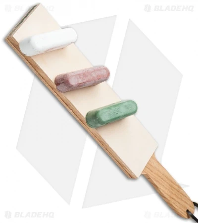 Garos Goods Leather Paddle Strop w/ Compound (2.0") Garos Goods Leather Paddle Strop W/ Compound (2.0") -Benchmade Store strop gg2dslscomp rwg cm