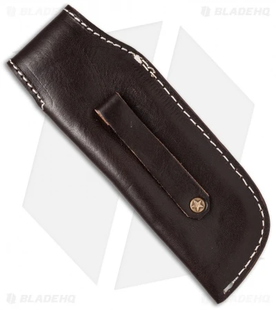 Venture 7.75" V114B Leather Fixed Blade Belt Sheath Brown Venture 7.75" V114B Leather Fixed Blade Belt Sheath Brown -Benchmade Store venture sheath 7 5in sheath brown back cm