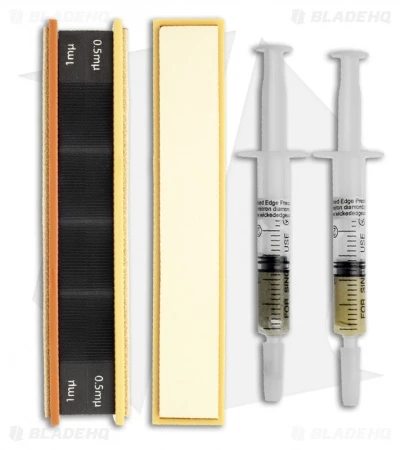 Wicked Edge 0.5 & 1 Micron Blank Leather Strops w/ Diamond Compound Wicked Edge 0.5 & 1 Micron Blank Leather Strops W/ Diamond Compound -Benchmade Store wicked edge 1 05 leather strop micron dia 2